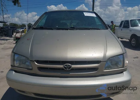 2000 Toyota Sienna Xle from USA, damaged, VIN 4T3ZF13C6YU273145